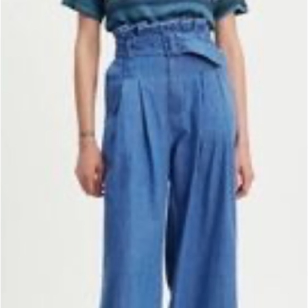 levis jeans paper bag  made crafted high rise size medium